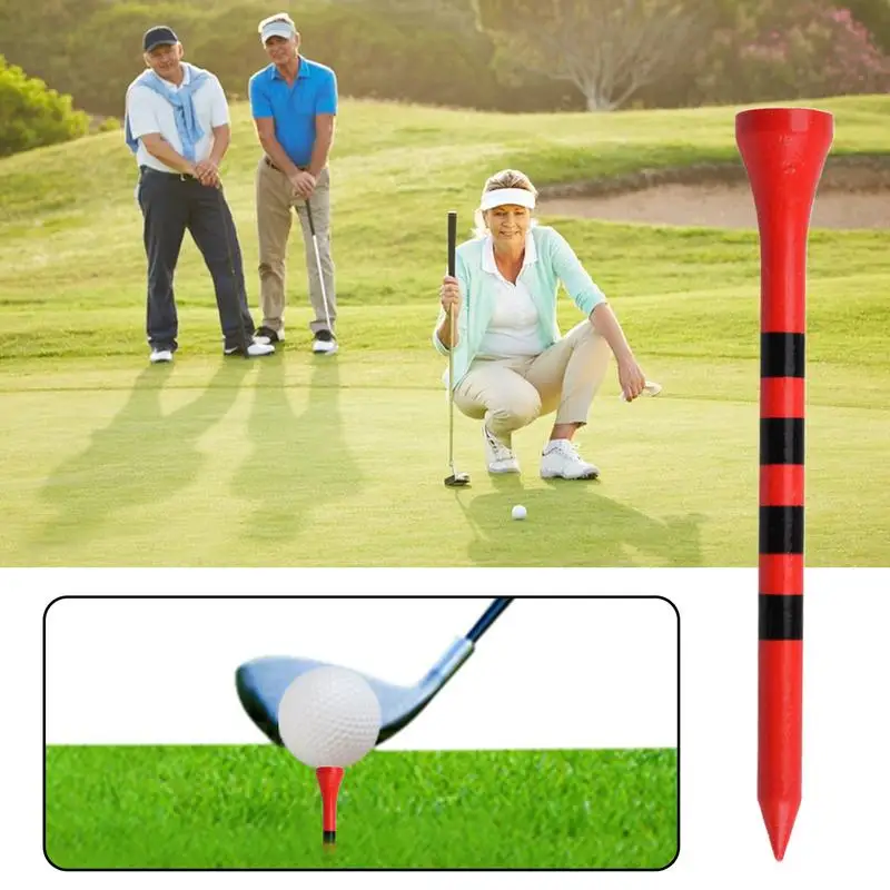 Golf Tees Met Lijnen 100 Stukken Diverse Golf Tees Lange Golf Tees Innovatieve Professionele Golf Tees Golfballen Accessoires Voor