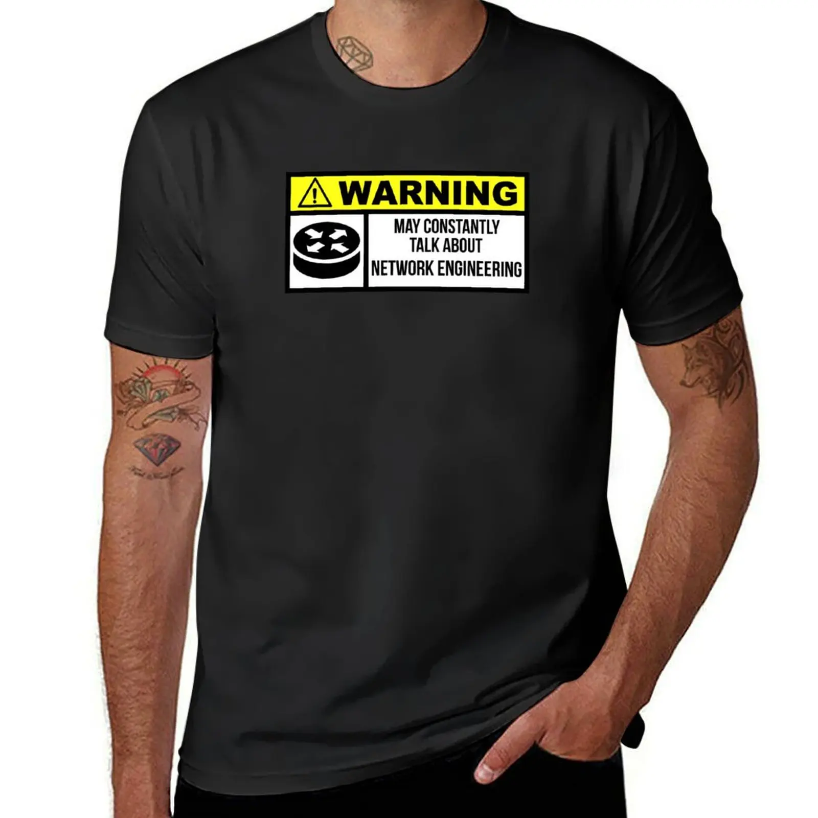 Network engineer T-Shirt plus size tops customs blanks T-shirts for men cotton