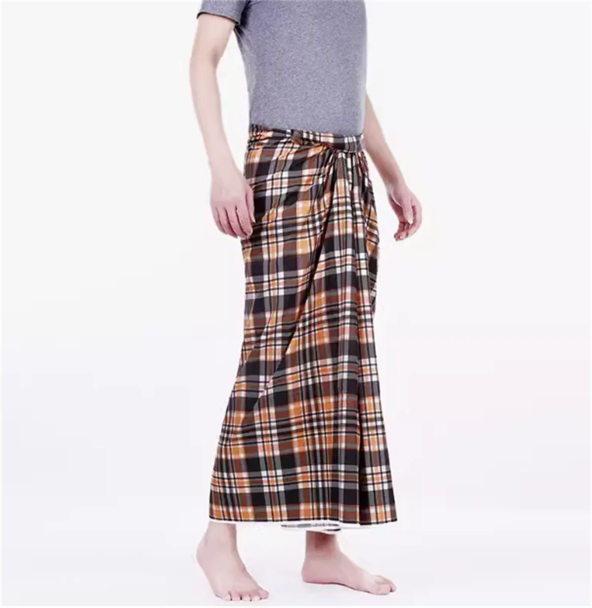 Thailand Myanmar Autumn Longi Skirt Sarong Longi Ethnic Clothing Dai Half body Tube Skirt