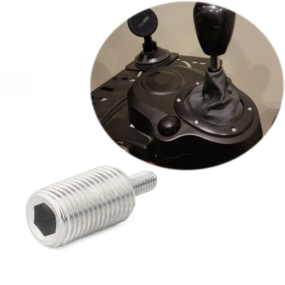 Racing Accessory Gear Shifter Adapter Precision Threading Secure Stable Connection Compact Design Easy Installation