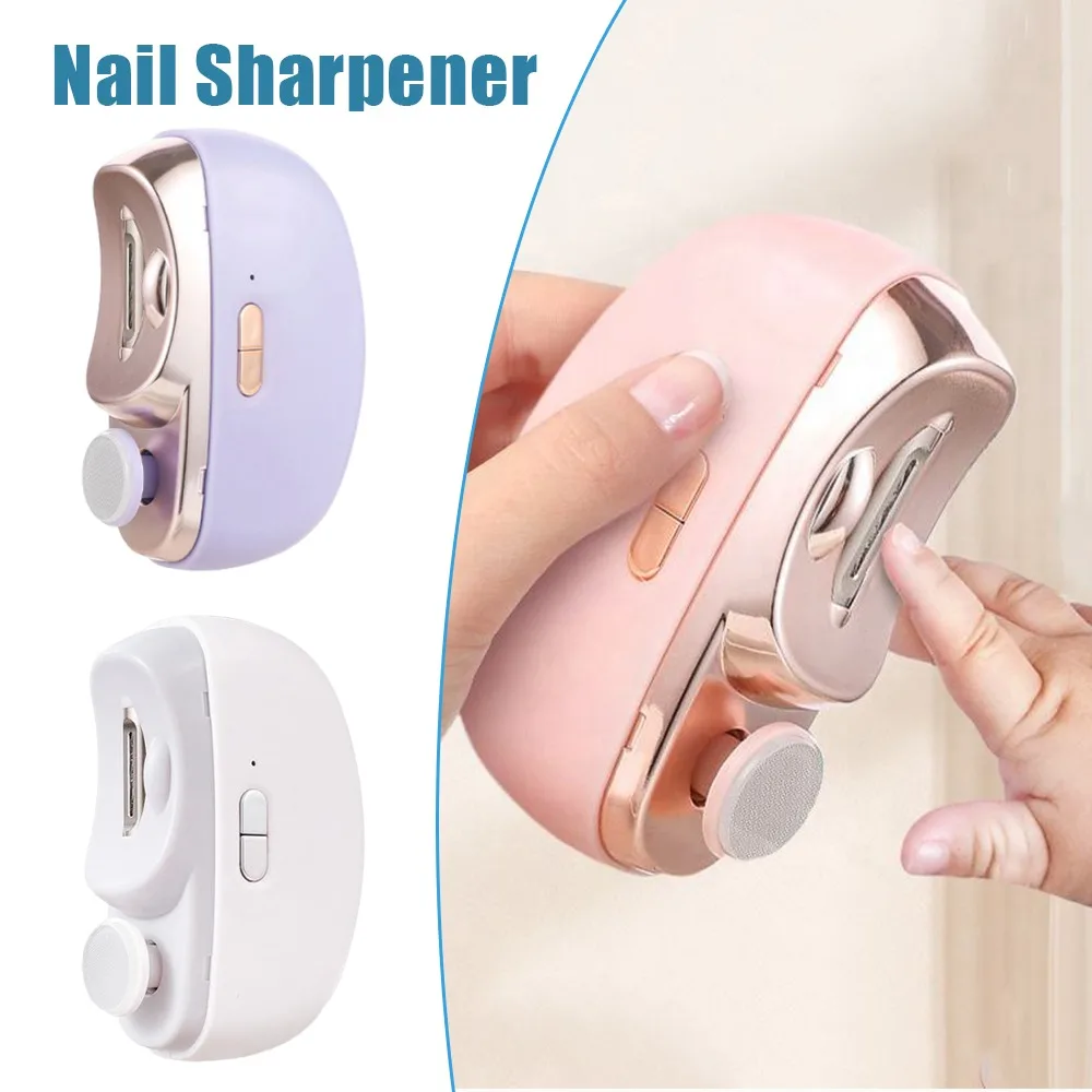 

Professional Nail Drill Machine Automatic Nail Clipper Adult Kid Anti-Pinch Safety Nail Grinder Rechargeable Manicure Pedicure