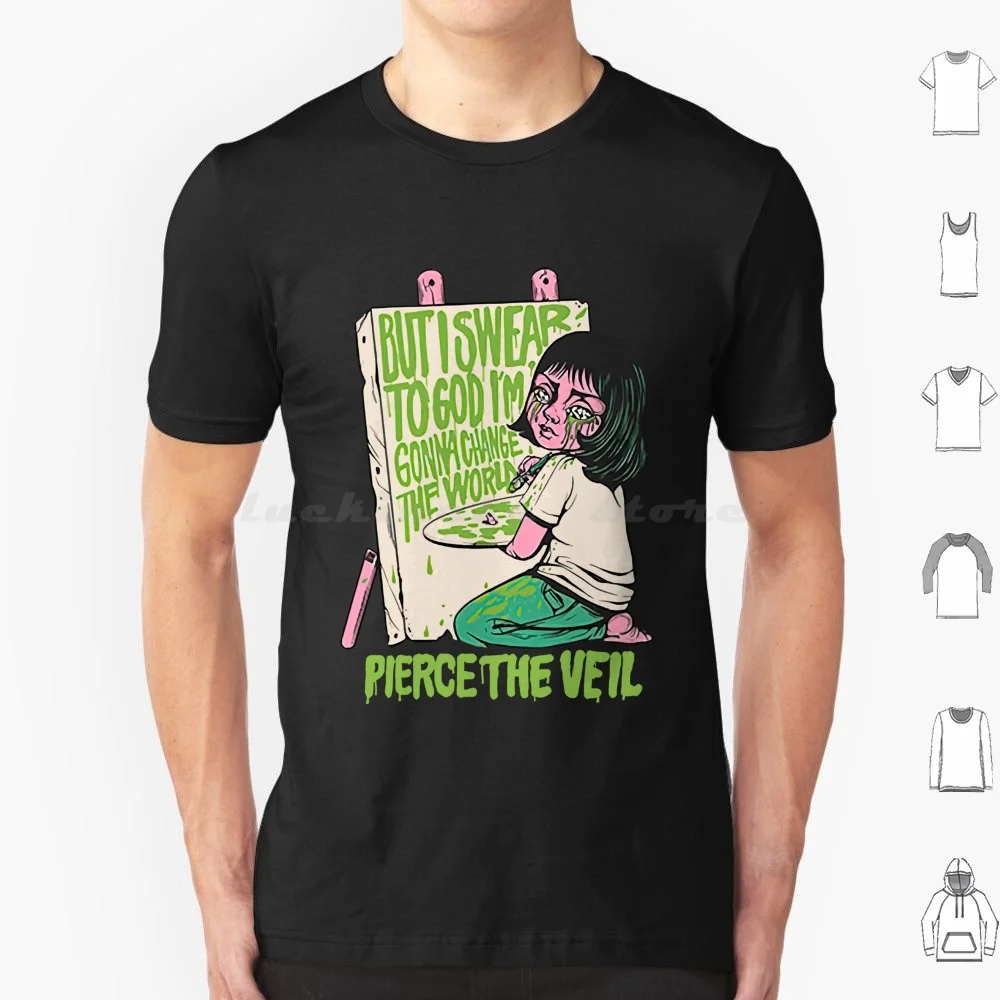 Beautiful Model Pierce The Merch Change The World Shirt Gift Movie Fans T Shirt Big Size 100% Cotton Beautiful Model Pierce The