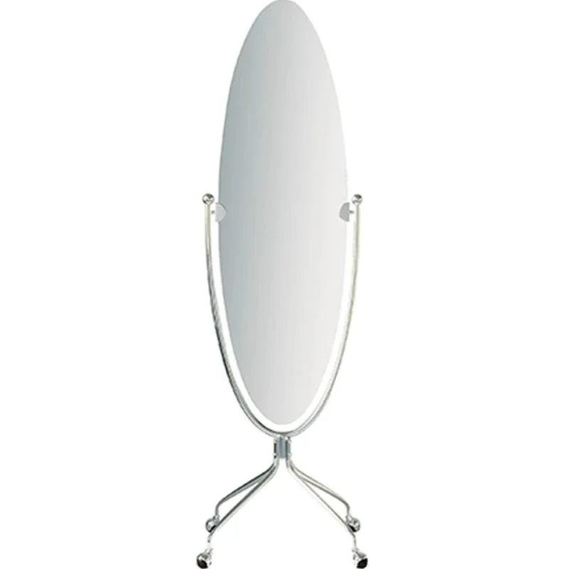 

Stainless steel moving mirror ancient minimalist household cloakroom floor-to-ceiling full-length mirror