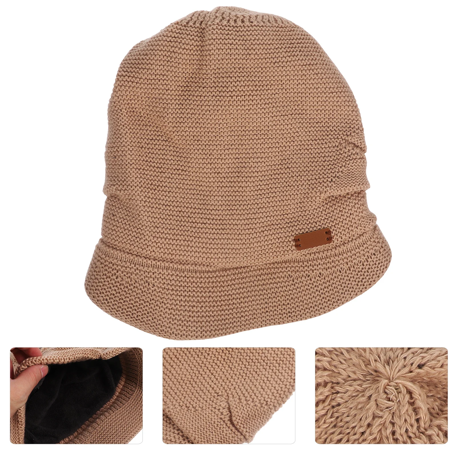 

Winter Hat for Women Comfortable Stretchable Breathable Thicker Warm Cap Outdoor Use Winter Thermal Hat Comfortable Cap