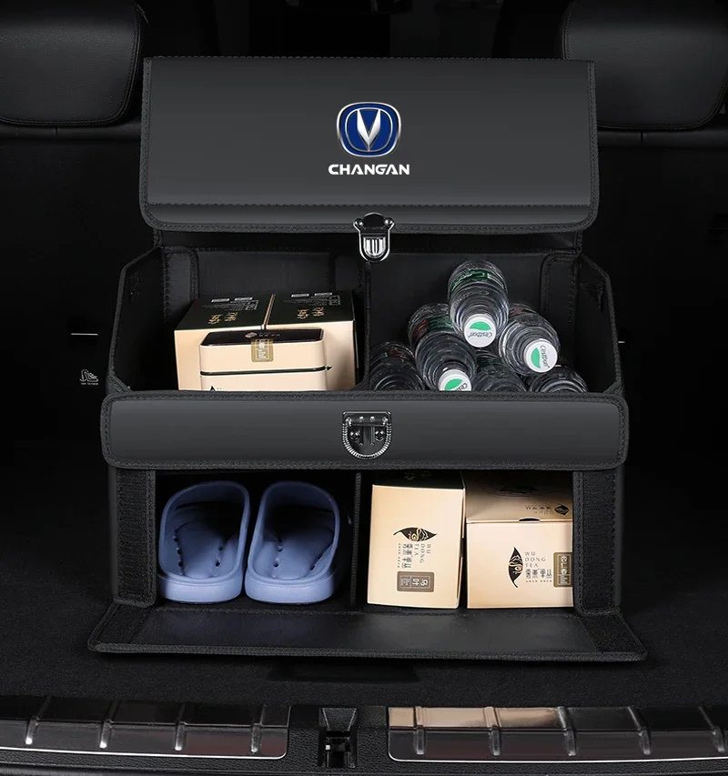 Car Trunk Organizer Box Multiuse Storage Bag Stowing Tidying Foldable For changan CS75 PLUS CS95 CS35 alsvin CS15 CS55 Eado Car