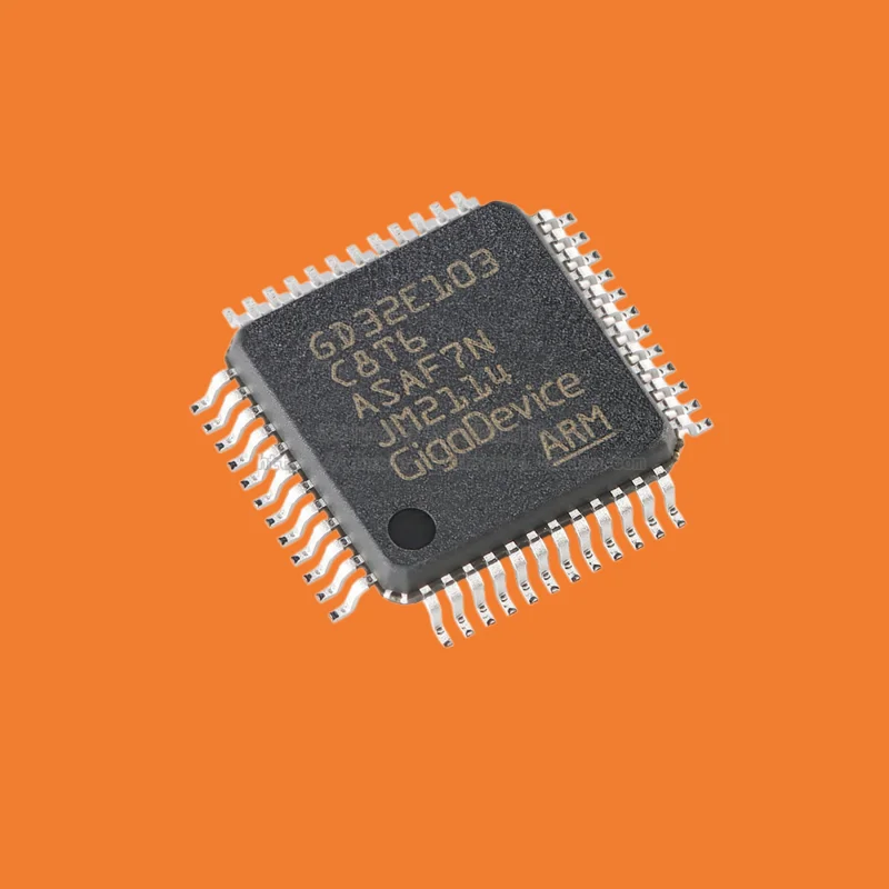 10pcs/Original GD32E103C8T6 LQFP-48 ARM Cortex-M4 32-bit microcontroller MCU chip