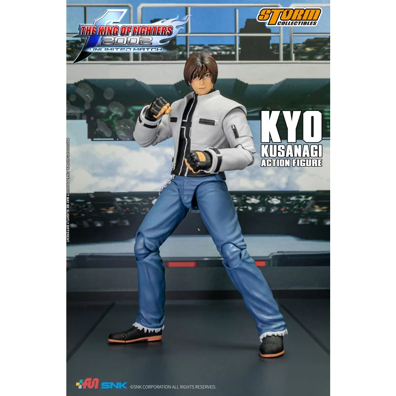 100% Original Storm Toys Fist The King Of Fighters 2002 Unlimited Match Kyo Kusanagi In Stock Anime Action Collection Figures