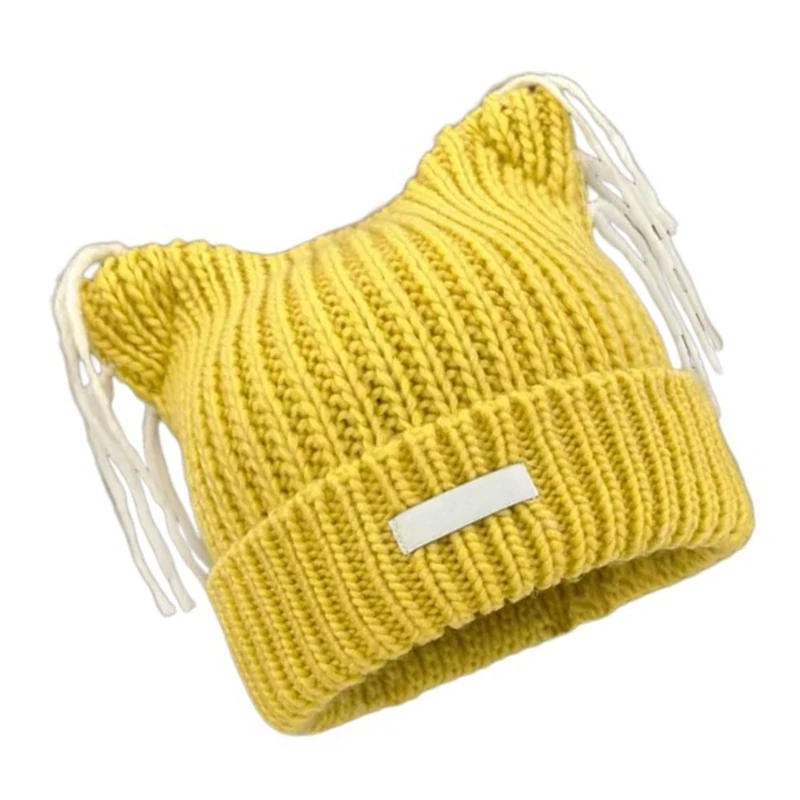 Letter Patches Hat Youth Fashion Hat Personality Styles Hat Knitted Warm Drop shipping