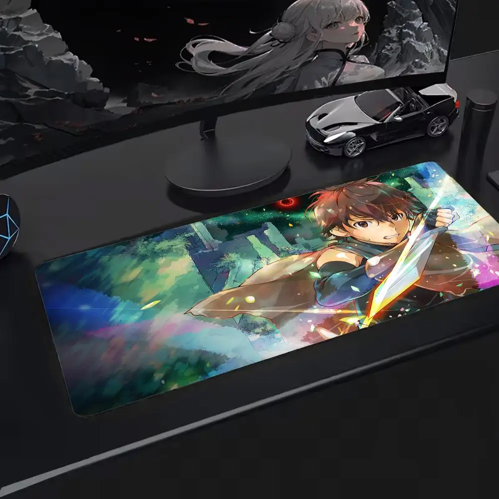 

Nice Grimgar Of Fantasy And Ash Mouse Pad Keyboard Desk Mats, Kawai Rubber, Non-Slip Desk Mat, XXL90x40cm