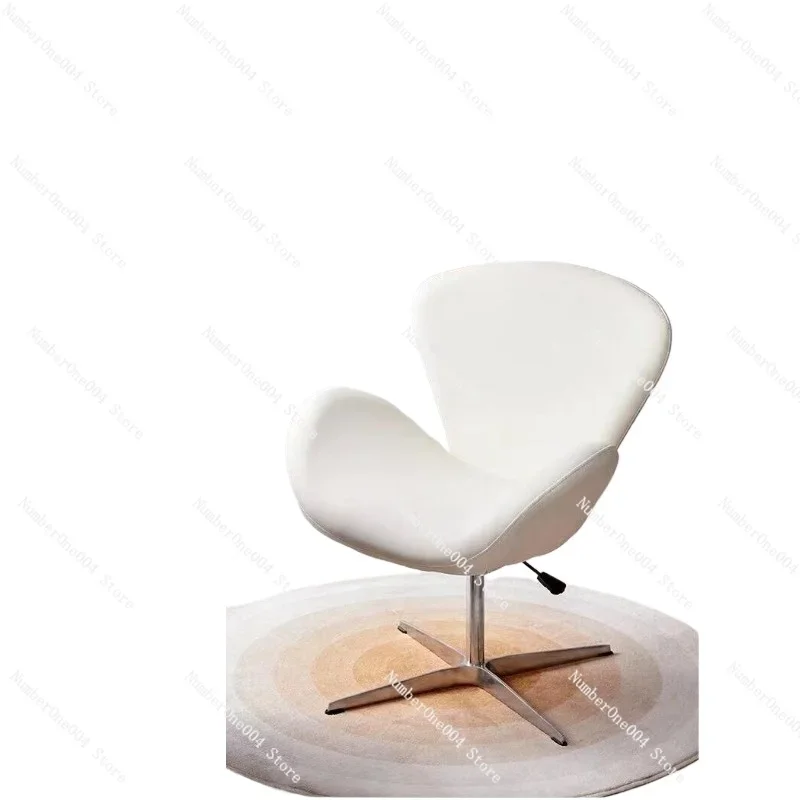 Applicable to Swan chair small sofa comfortable sitting simple solid color small apartment lift office chair makeup