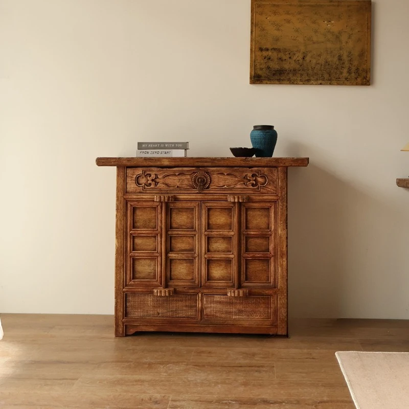 Chinese-style old cabinets, cabinet recycling folk customs old cabinets classical