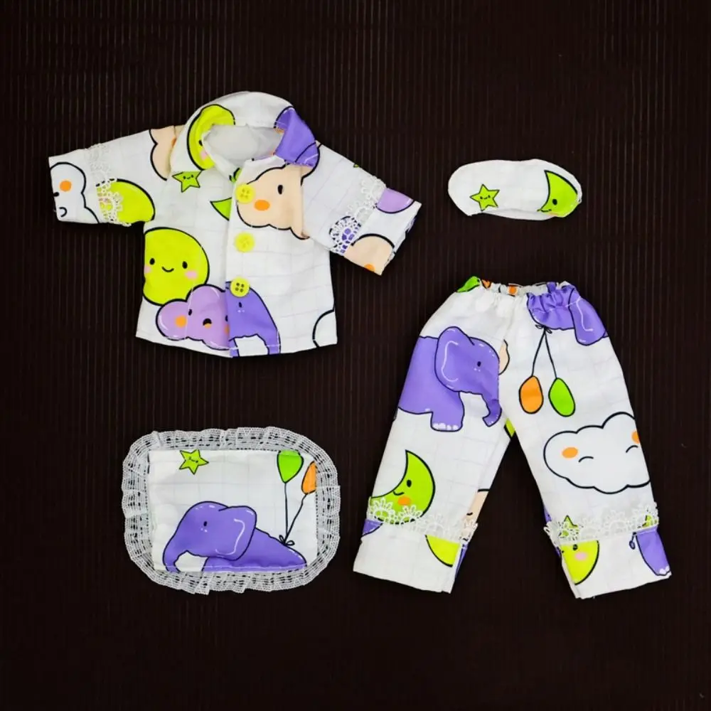 Gestreepte 30 cm pop pyjama vrijetijdskleding aankleden pop slaap kleding handgemaakte homewear BJD poppenkleertjes foto rekwisieten
