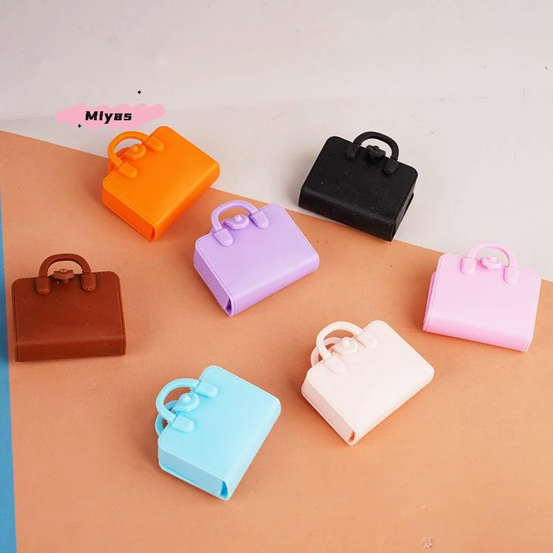 5Pcs Mini Dolls Handbag School Bag Music Score Simulated 1/12 Scale Dollhouse Clothes Accessories Study Decoration Model Toys