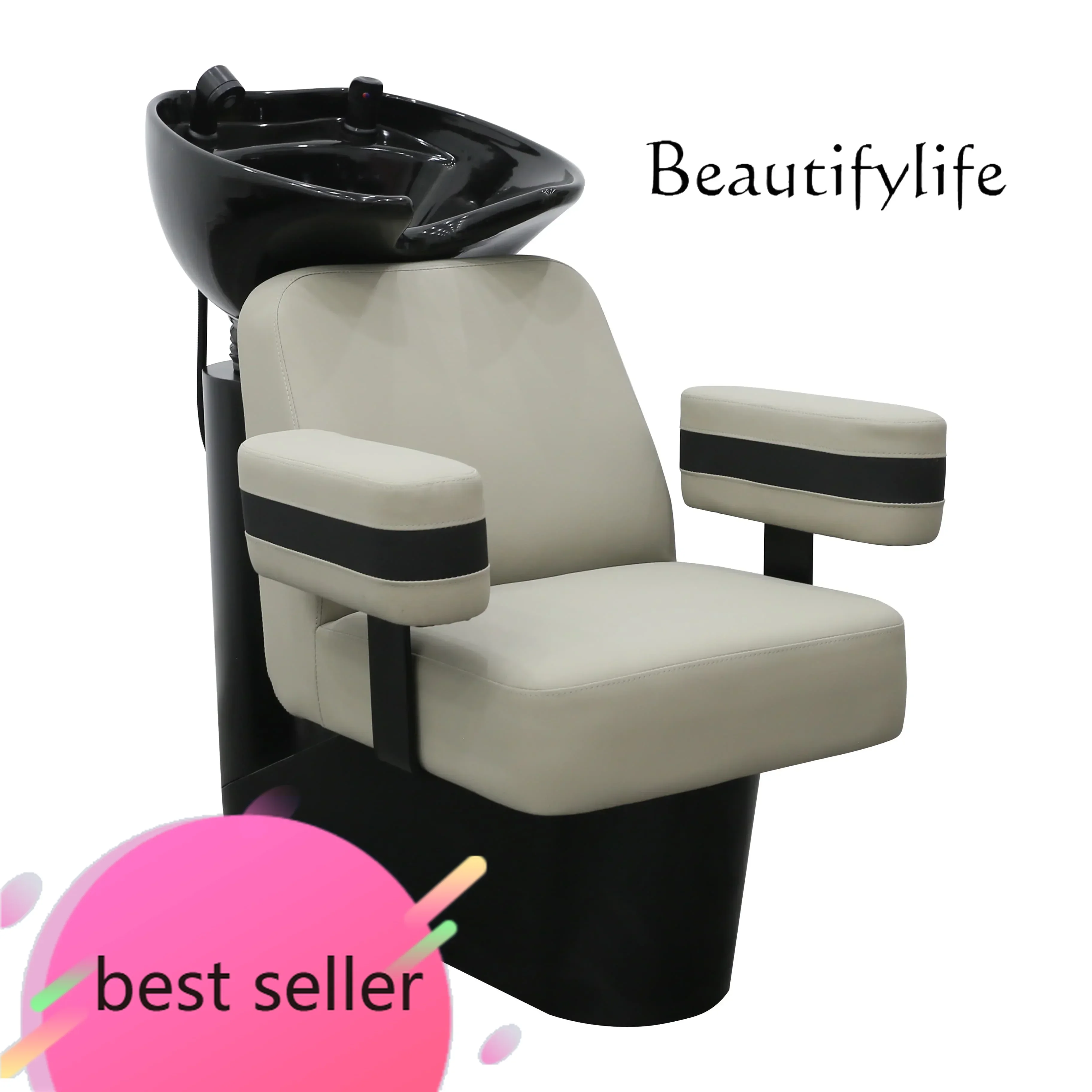 كرسي شامبو جديد لصالون الشعر بأفضل قيمة وسرير شامبو أنيق لصالون البوب الشهير #1