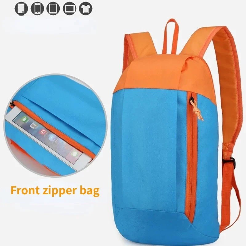 Outdoor Sports Backpack Light Weight Waterproof Travel Hiking Bags Zipper Adjustable Belt Camping Knapsack Student Schoolbags