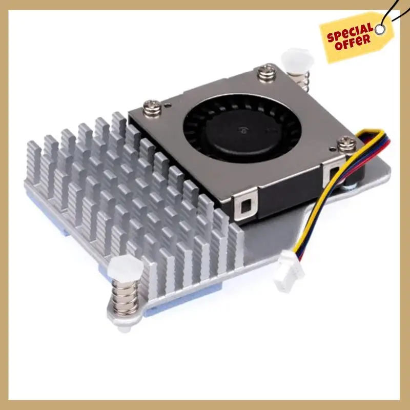 Für Raspberry Pi Generation 5 Pi 5 Kühler Raspberry Pi Aktiver Kühler mit Lüfterkühlung Multifunktionskühler Langlebig