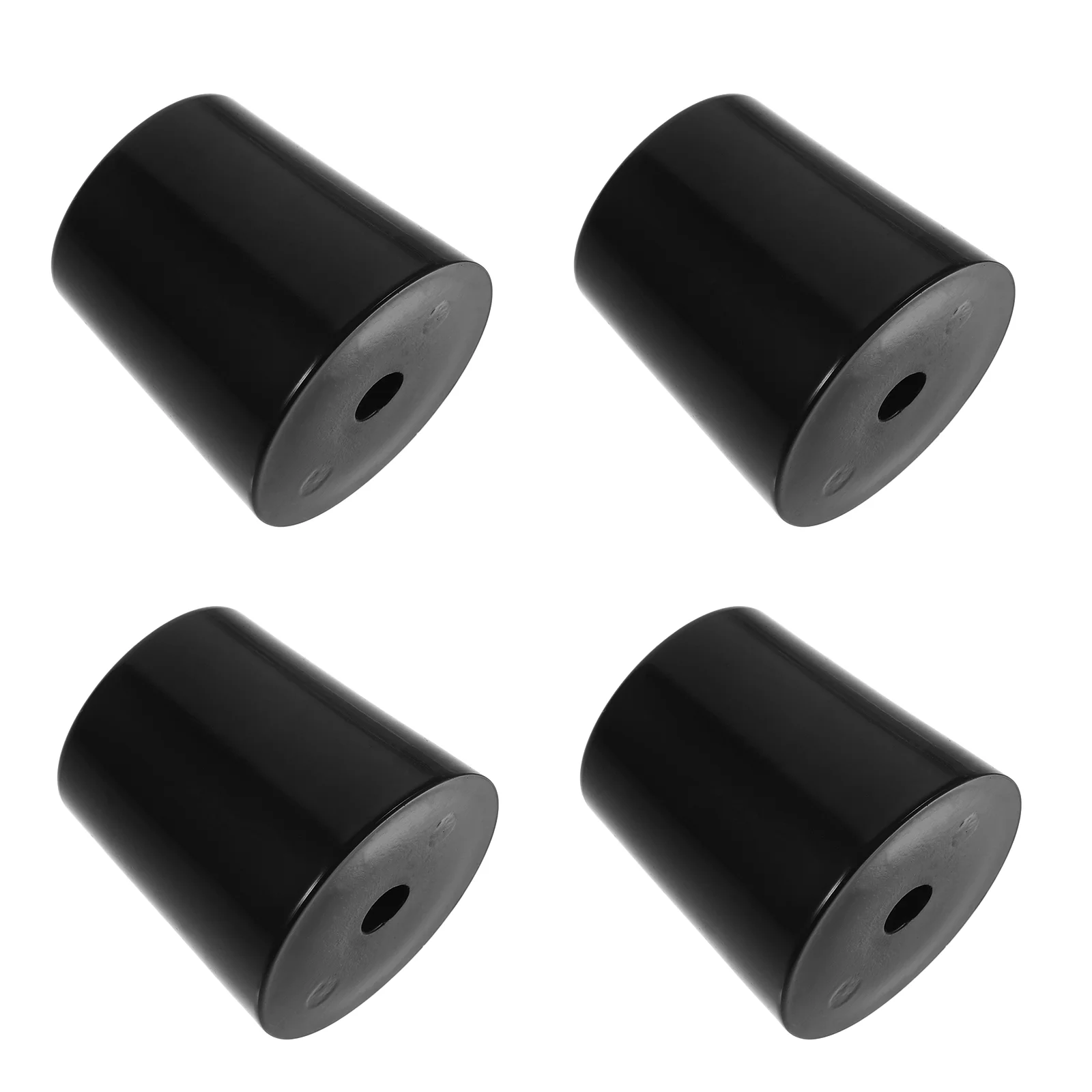 

4 Pcs Bumper Stop Cone Car Accessories Isolation Washers Black Pvc Trailer Replacement Ramp Door