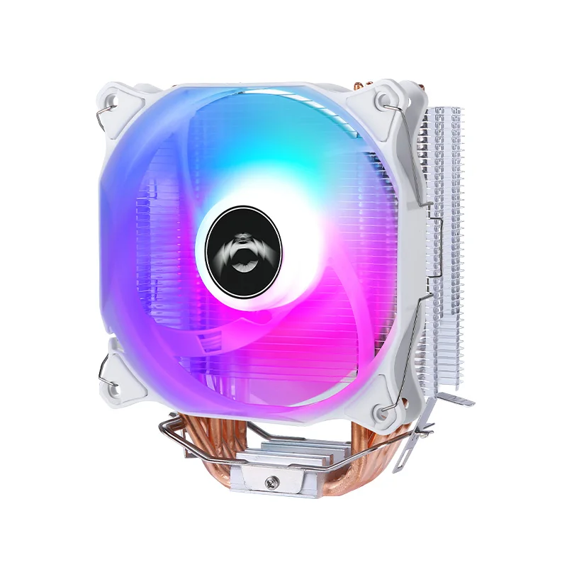 Refroidisseur CPU efficace pour PC, ventilateur 120mm, 6 caloducs, adapté à l'installation de lincome 2011 2066x79x99 2099 e5 e3 AMD refroidi par air