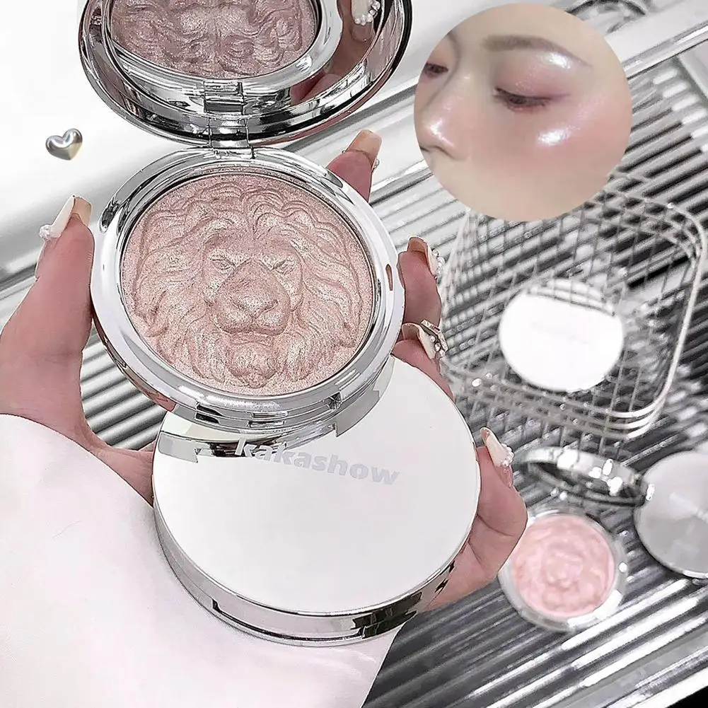 Polvere lucida lucida Glitter Evidenzia tavolozza contorno Shimmer Diamond Glow Evidenziatore Trucco contorno lucente naturale