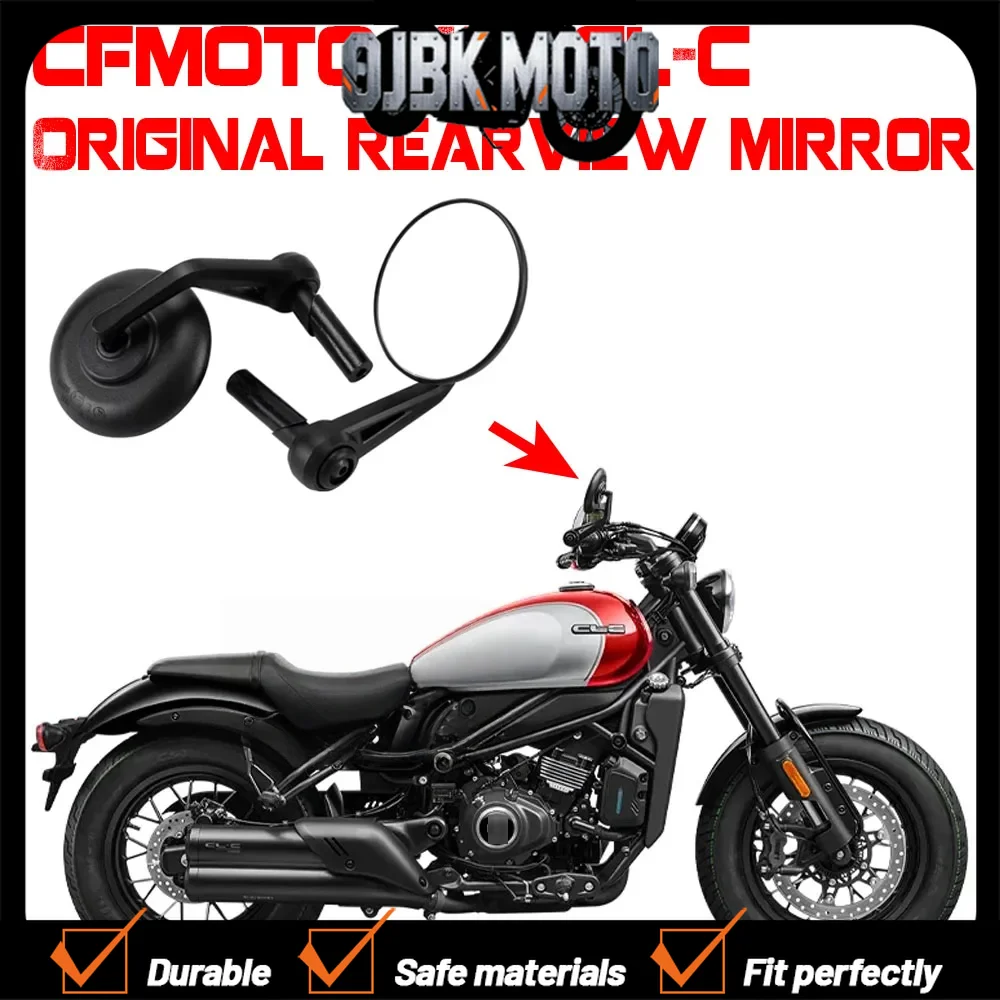 

For CFMOTO 450CLC Rearview Mirror Rear mirror, left and right reflector, motorcycle original and genuine accessories