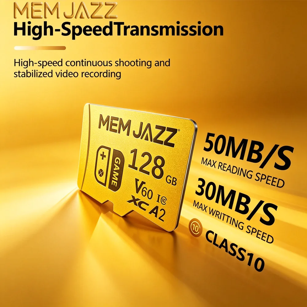 Memory Card 64GB 128GB 256GB 512GB SD Card Micro TF SD U3 V30 A2 Class 10 High Speed Hot Sale For Steam Deck OLED Switch Gaming