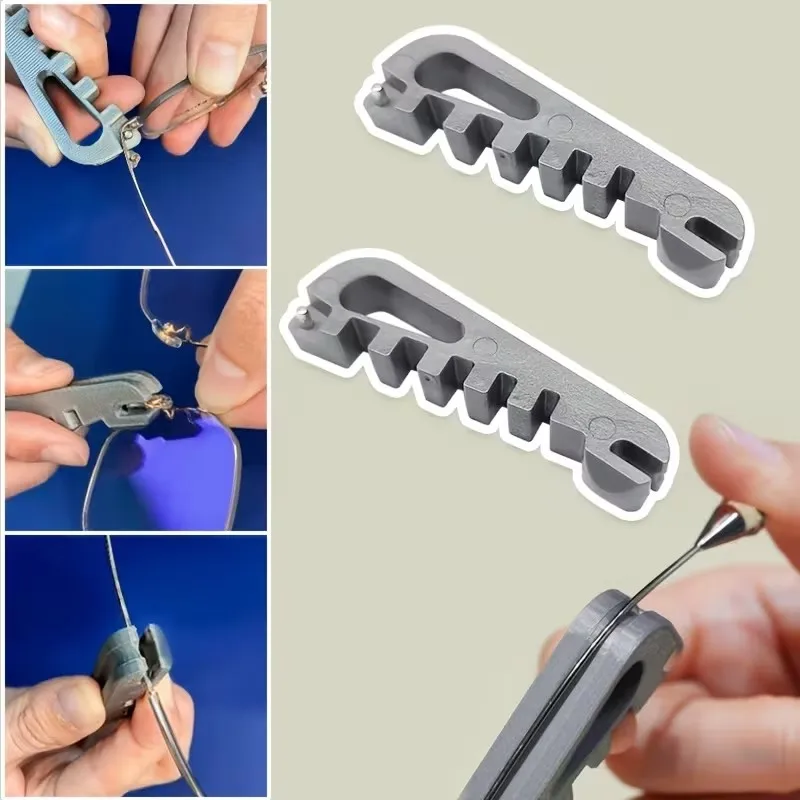 Premium Eyeglass Repair Kit: Durable Frame Adjuster & Nose Pad Fix Tool, Lens Calibration, Stylish Home Accessory for Daily Main