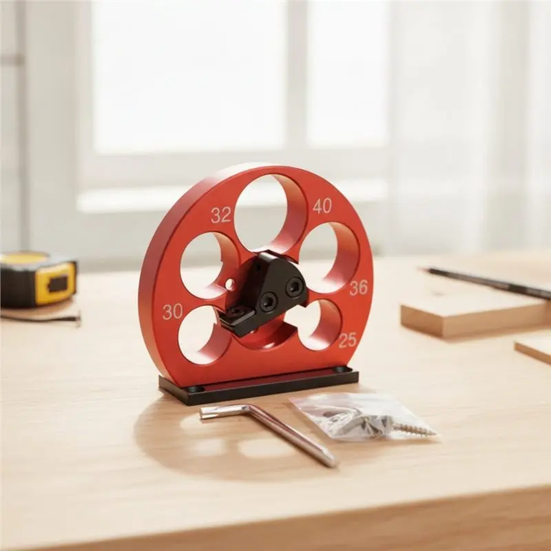 Round Rod Maker Adjustable Dowel Maker Jig Kit, 25-40Mm Woodworking Milling Tool, Carbide Blade For Electric Drill