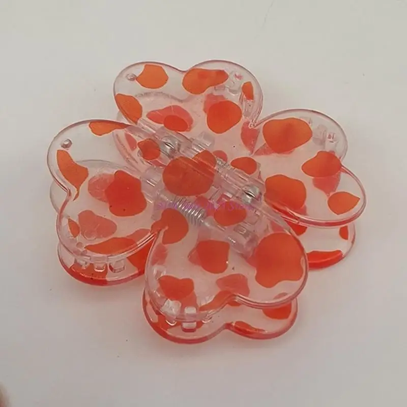 49ME 5Pack Elegant Four Clovers Hair Clip Clovers Hairpin