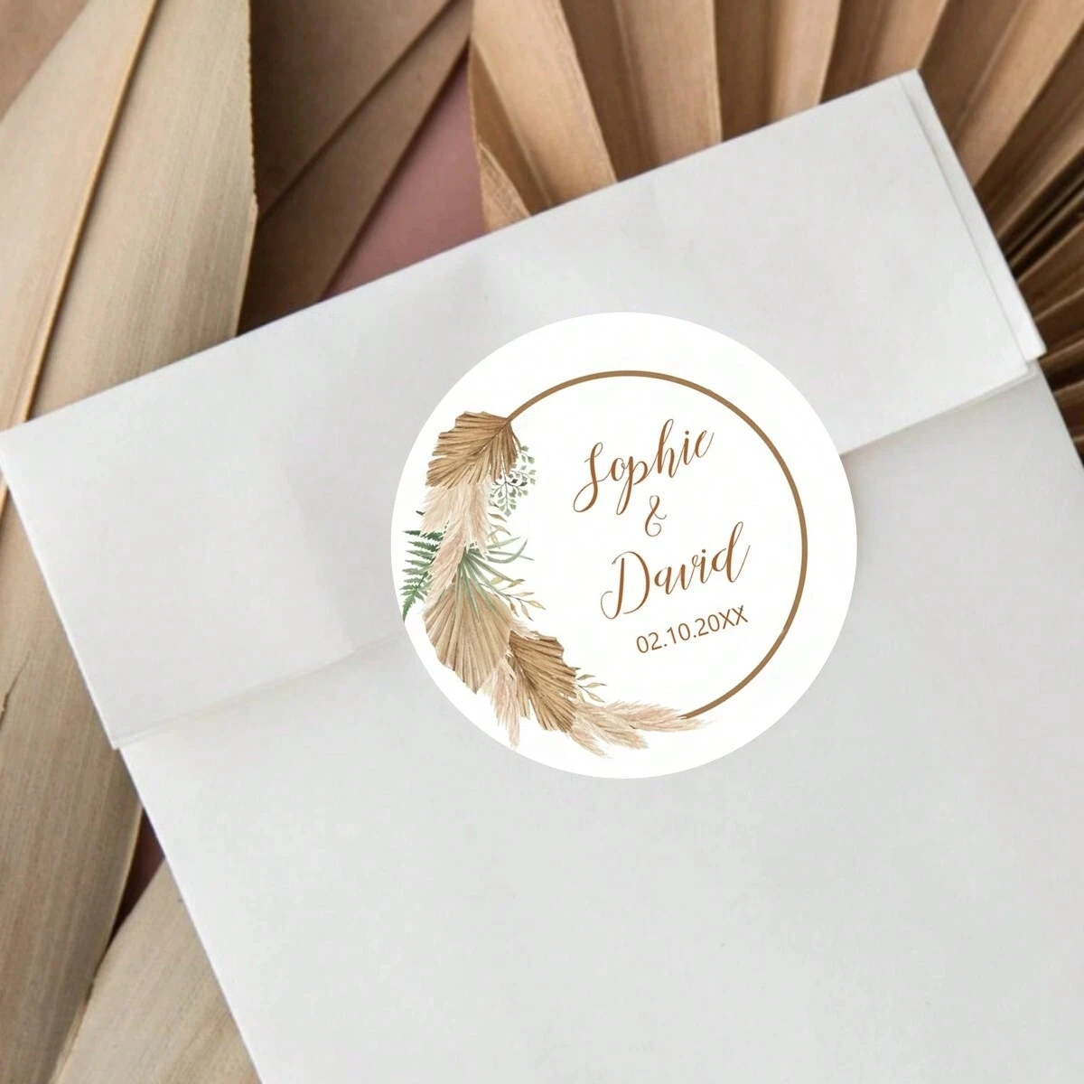 Pampas Grass Wedding Sticker L - огляд і ціна Pampas Grass Decor