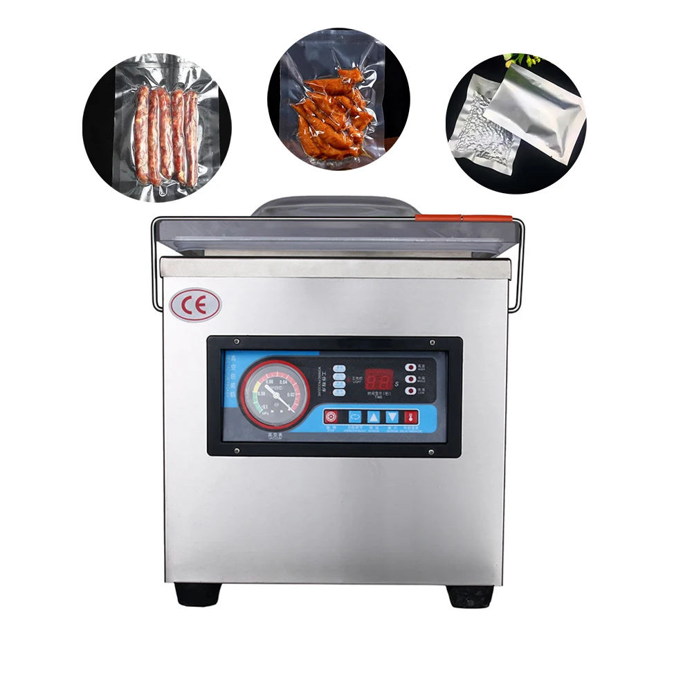 

Hot Selling High Sealing Property Keep Fresh Potato/Fish Seafood Continuous Automatic Vacuum Packaging Machine