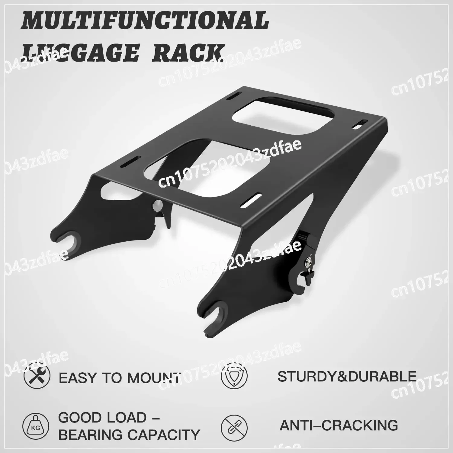 

Для Harley Touring Street Electra Road King Glide 2014-2023 съемный багажник Two Up Tour Pack Pak Mount подходит