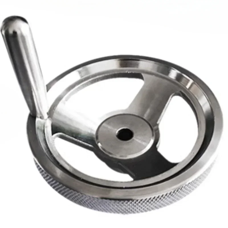 1PCS Handle Stainless Steel Handwheel Machine Tool Mechanical l Valve Optical aperture Apical filament