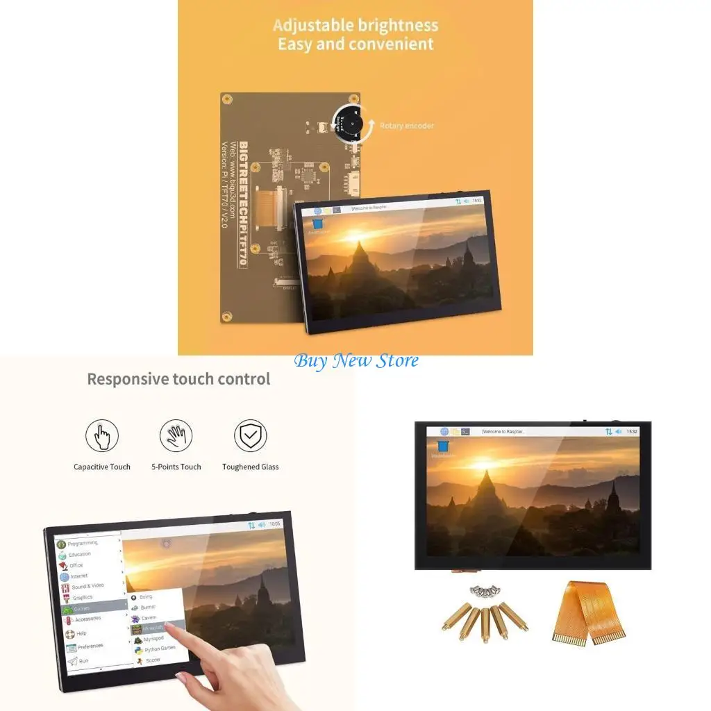 

20ce Printer Part для Raspberrypi ЖК -дисплея Экран Материнский Аксессуар