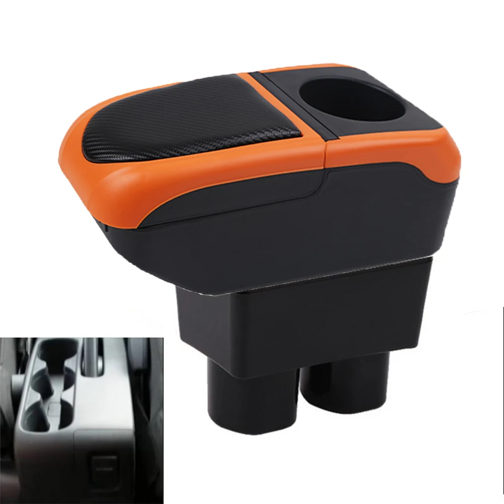 

Автомобильный подлокотник Rush, ящик для хранения центральной консоли, подлокотник для водителя и подлокотник для пассажира