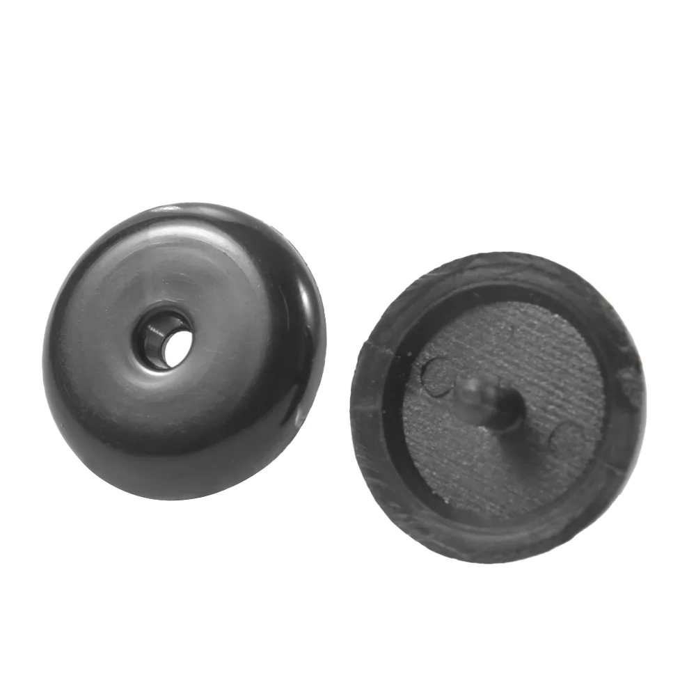 10Pcs Car Parts Black Plastic Car Safety Seat Belt Stopper Spacing Limit Buckle Clip Retainer Seatbelt Stop Button