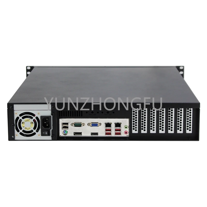 2U Server Chassis Server Case Rack mount Case Industrial Computer Case Support 2 Drive Bays 1 5.25'' CD-ROM