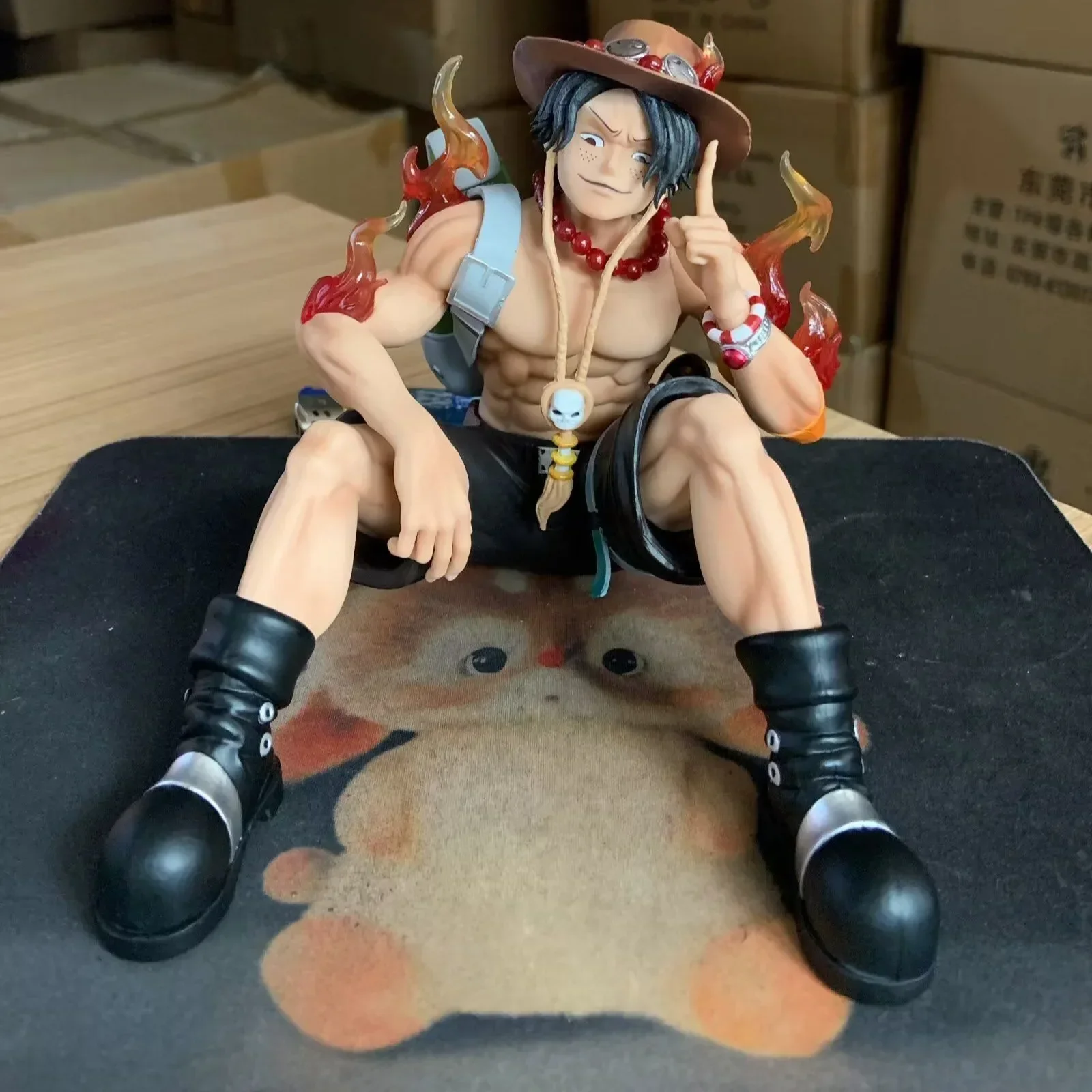 

15cm New One Piece Anime Figure Portgas D Ace Figurines Collection Pvc Action Figure Doll Model Statue Decor Toys Fans Gifts