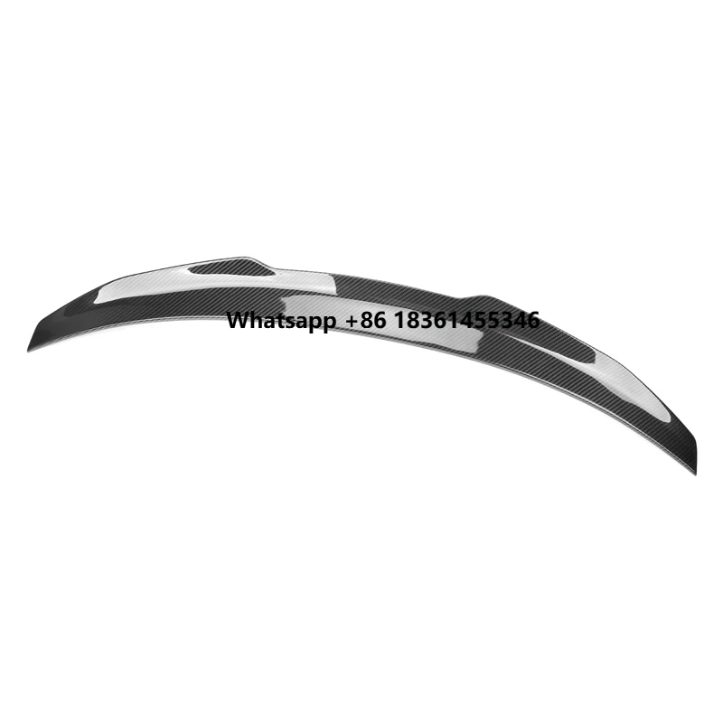 

For A3 S Line S3 RS3 Sedan 2013-2020 Car Exterior Accessories Dry Carbon Fiber Rear Trunk Spoiler Wing Spoiler