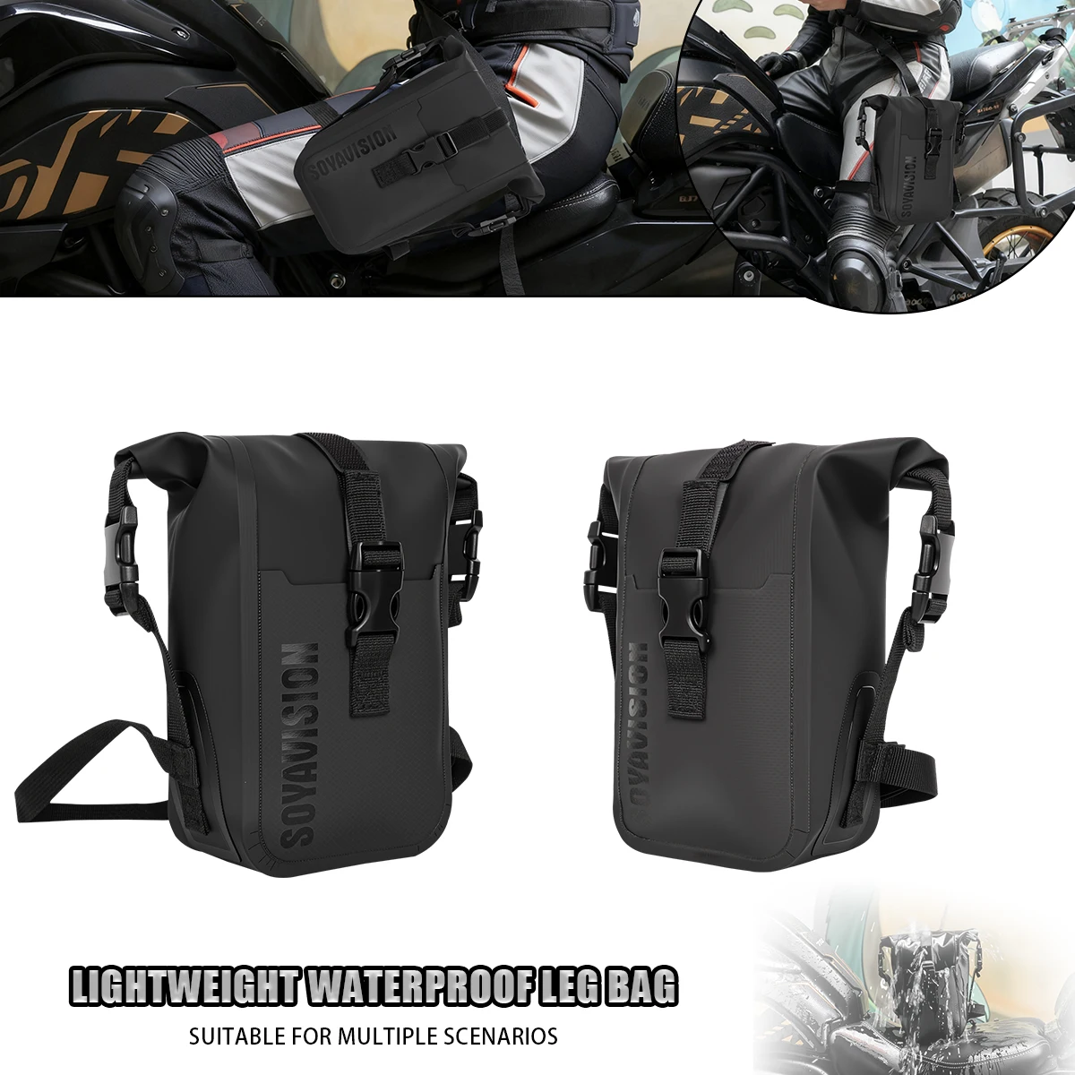 

Мотоциклетная сумка на ногу, поясная сумка на пояс, многофункциональная мотоциклетная тактическая дорожная сумка для сотового/мобильного телефона, нагрудная сумка