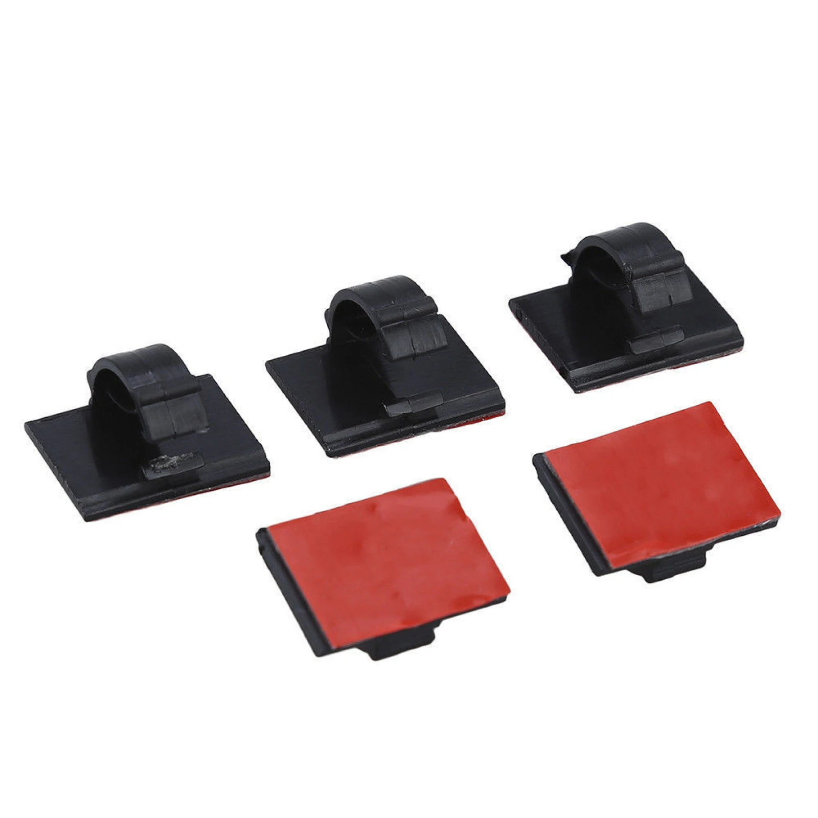 Self-adhesive Cable Holder Fixer Clips Organizer Clamp Management Adhesive For Home Office Car Dash Camera Wall Stickers