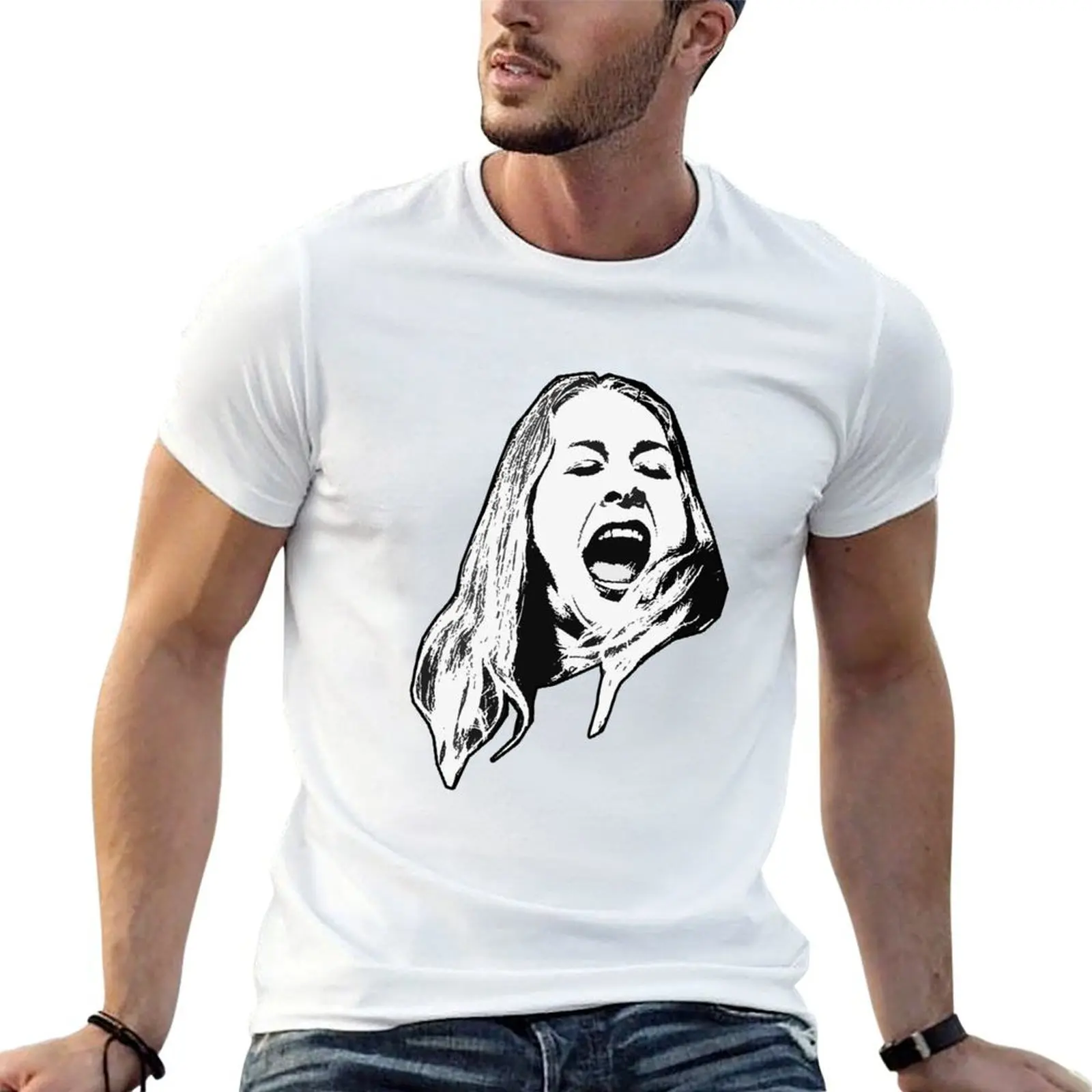 

Футболка BASS FACE, футболки с аниме, мужская футболка большого размера, футболка из плотного хлопка