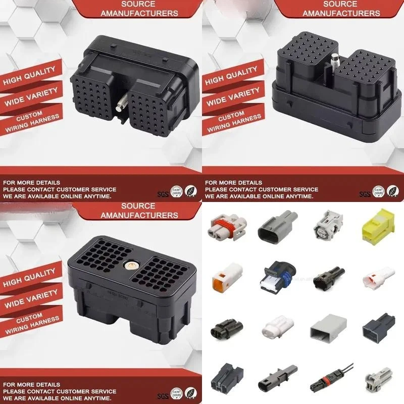 60-Pin female waterproof harness connector female connector DRC26-60S06