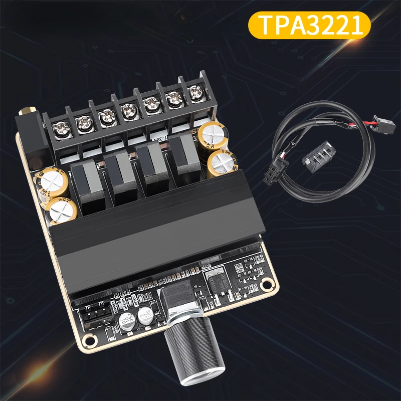 SOTAMIA TPA3221 Power Amplifier Audio Board Class D 2.0 Hifi Music Stereo Sound Amplifier Speaker Home Audio Amplificador 85Wx2