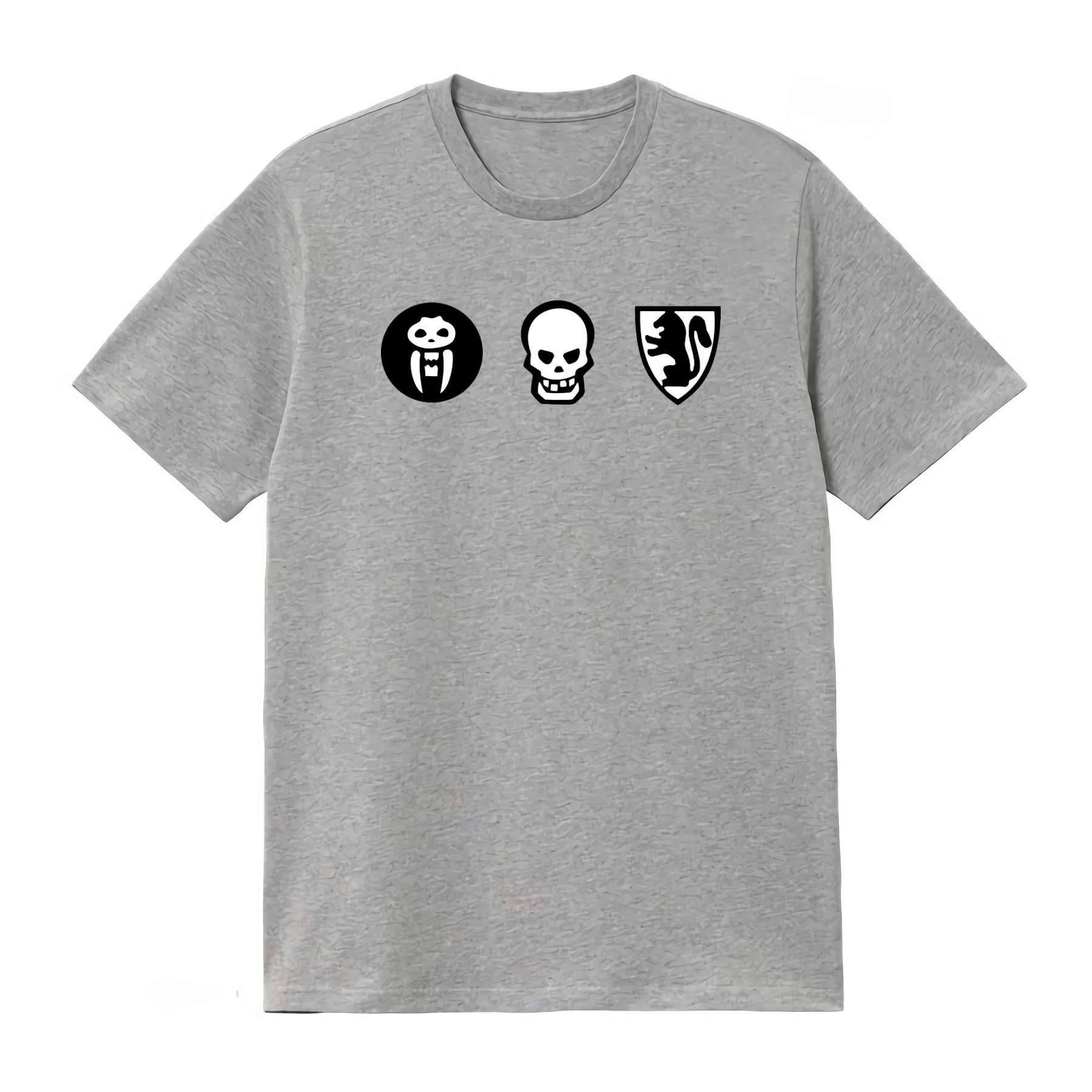 Heroquest Board Game Dice Skull Panda Squirrel Print T Shirt Graphic Breathable Streetwear Men's and Women's 2026 Summer T Hsirt