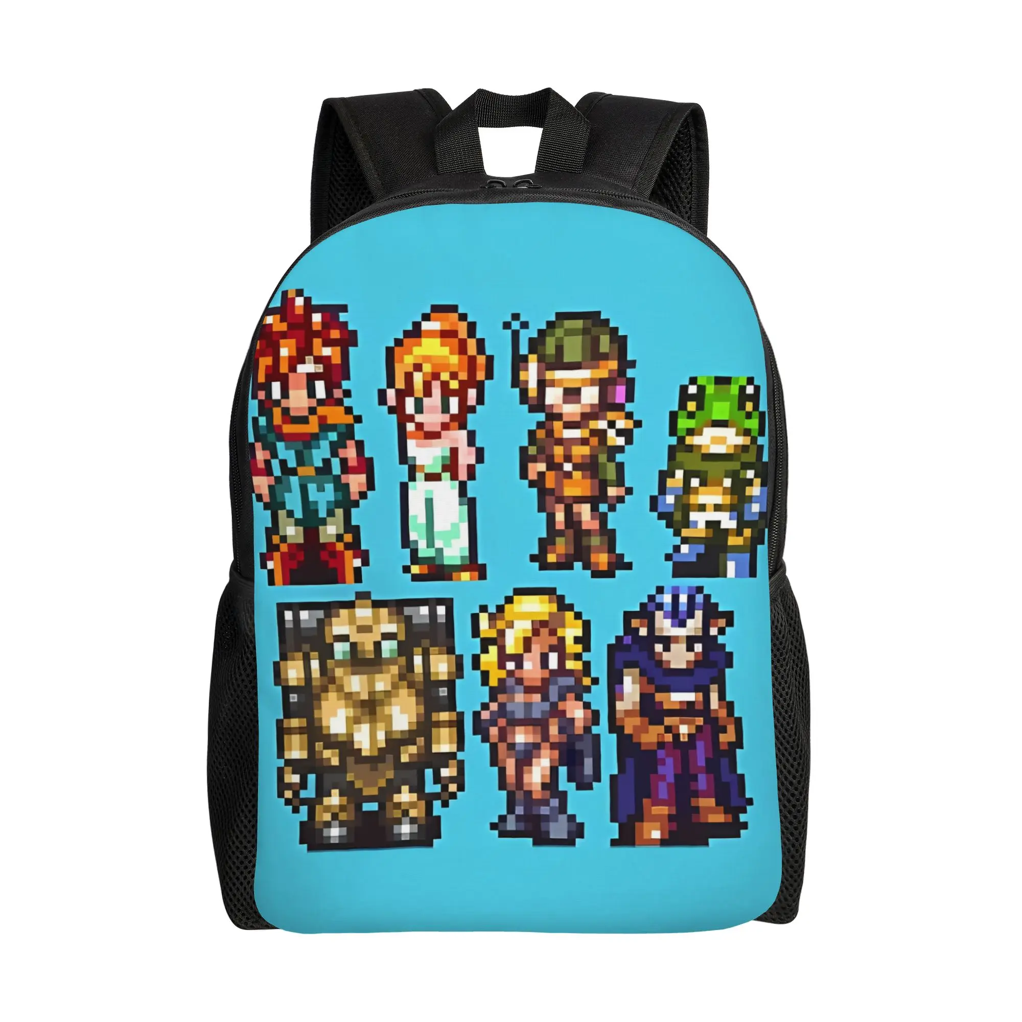 

Школьный рюкзак Party Sprite C-Chrono Trigger, модный аниме-рюкзак, вместительная сумка для ноутбука, сезон «Снова в школу»