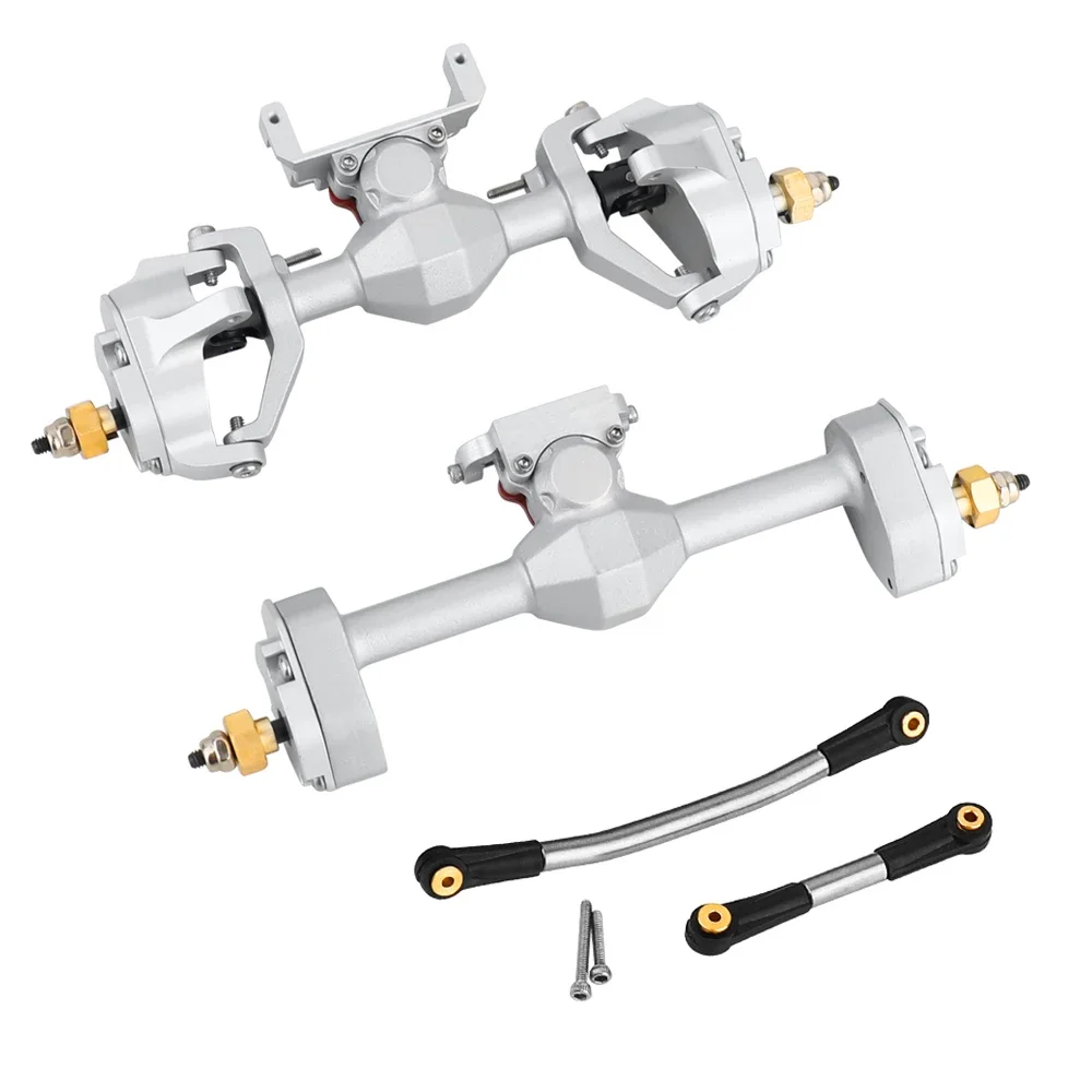 New Upgraded Aluminum Alloy Front Rear Portal Axle for 1/24 RC Axial SCX24 C10 90081 AXI00002 AX24 Ford Bronco AXI00005 Part