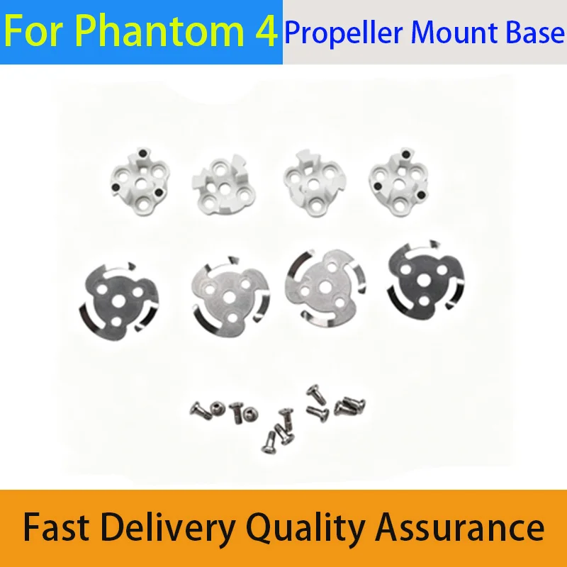 dji-phantom-4-プロペラ取り付けベースの交換および修理部品、金属ガスケットとネジ付きの高強度サポートベース