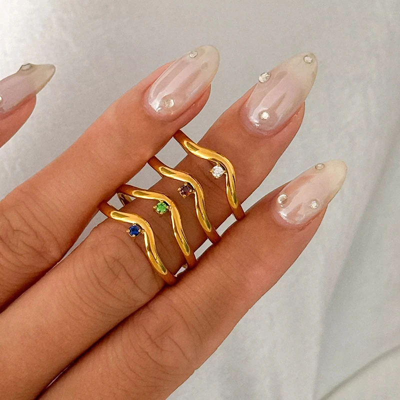 Colored Cz Stone V …