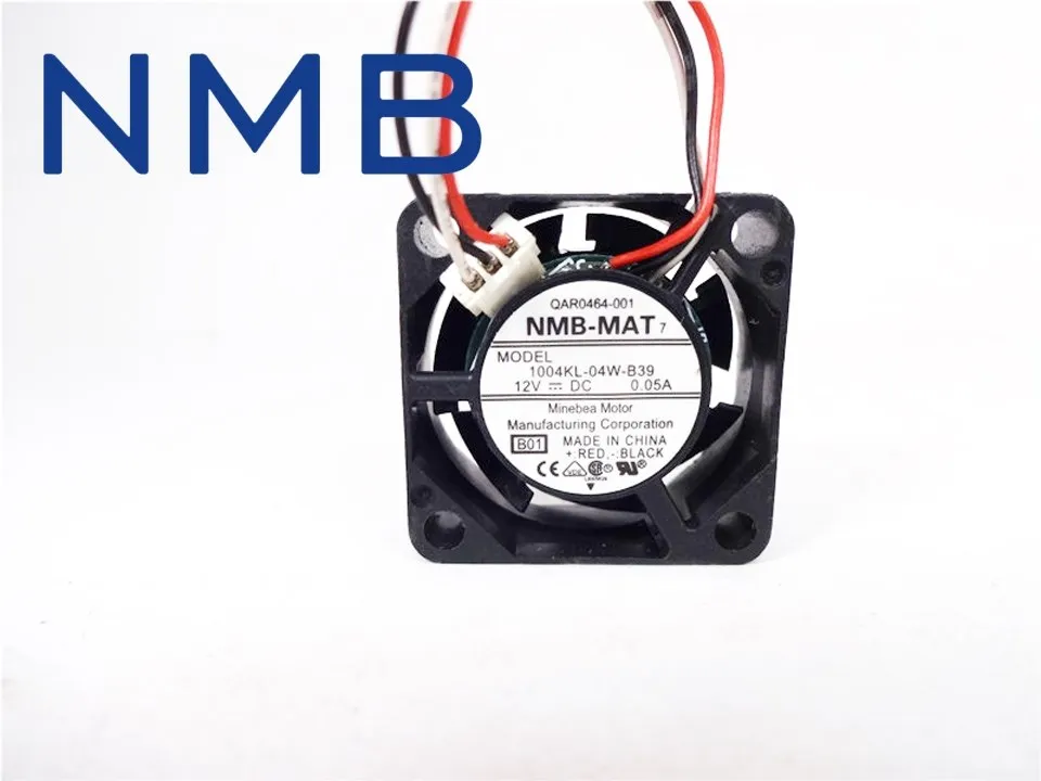 

1pcs 1004KL-04W-B39 DC 12V 0.05A 3-wire Server Square Fan 2510 25x25x10mm 25mm cooling fan for NMB