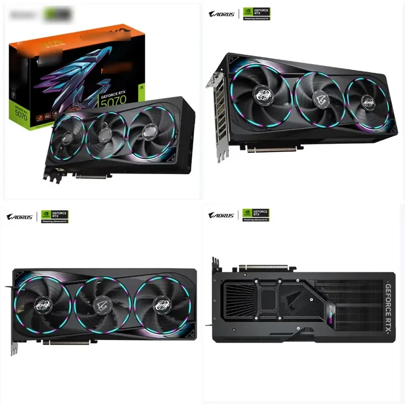 

【CHIMU HOME】 GeForce RTX 5070 12GB GDDR7 Desktop Graphics Card with Fan Cooler